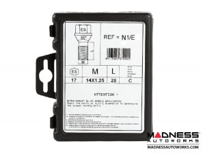 BMW Wheel Locks by Farad - Silver - M14x1.25 - Starlock